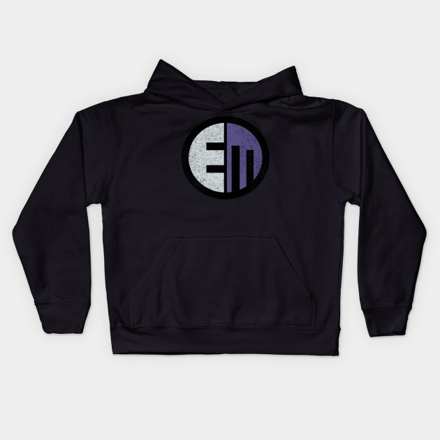 Elongated Man Logo Kids Hoodie by KeisukeZero